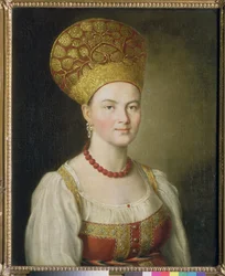 Peasant Woman in Russian Costume, 1784